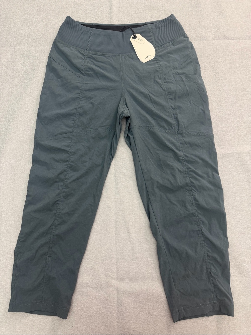 prAna Women's Koen Capri Grey Blue Size S